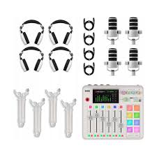 Podcast equipment - WHITE